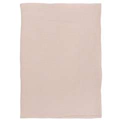 Набор из двух вафельных полотенец изо льна цвета пыльной розы из коллекции essential, 50х70 см