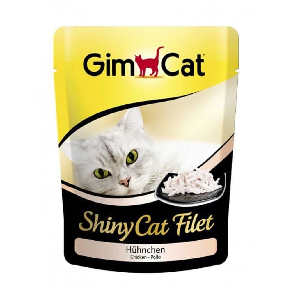 Gimcat ShinyCat Filet 70г. цыпленок пауч для кошек