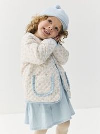 Берет хлопковый "Незабудка" 0+