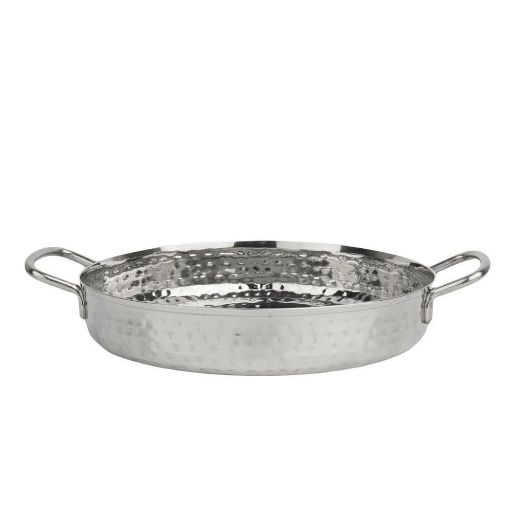 Сковорода для подачи 18 см h3,7 см 700 мл круглая Dents нерж. 2 ручки P.L. Proff Cuisine