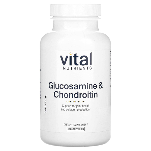 Vital Nutrients, глюкозамин и хондроитин, 120 капсул
