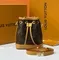Сумка Louis Vuitton Nano Noé, коричневый