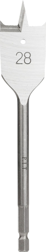 Сверло по деревуперовое P.I.T. 28x152мм,хвостовик HEX1/4"/6,35мм(AWOD04-0028)