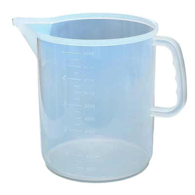 Стакан низкий 5000 мл. с ручкой, с дел.,п/п, LAMAPLAST, уп.1/12шт