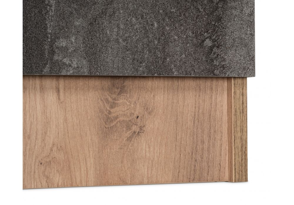 Готовая прихожая Иннэс-3 дуб крафт золотой / камень темный