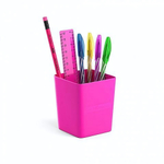 Набор настольный Base, Neon Solid, розовый (ErichKrause)