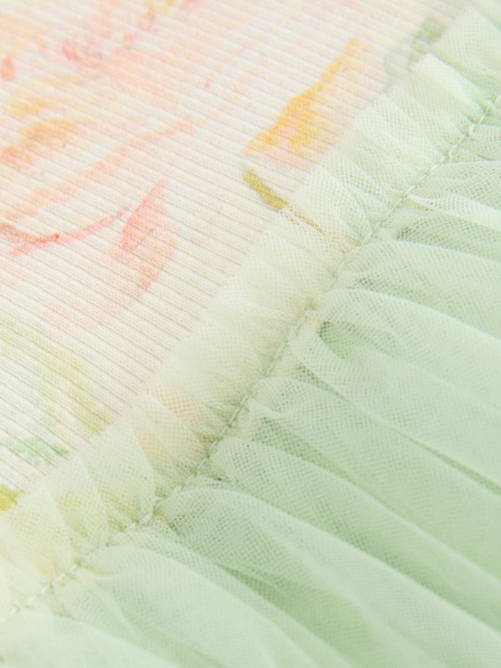 Платье для девочки Next AG9-808, Салатовый, Кремовый