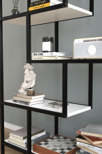 Стеллаж LARRISA 160х90 - белый