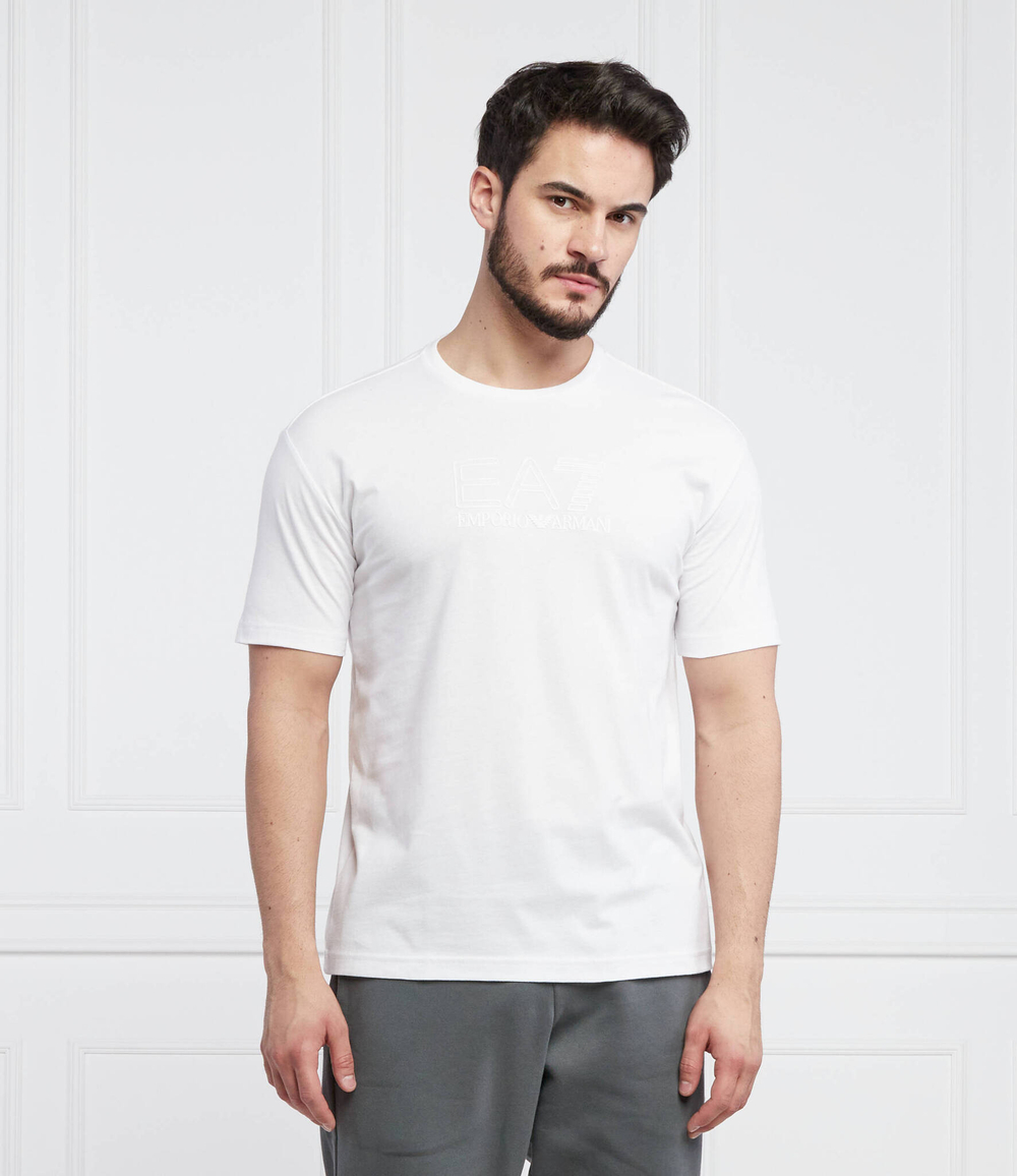 футболка EA7 - белый(3LPT04 PJ02Z)