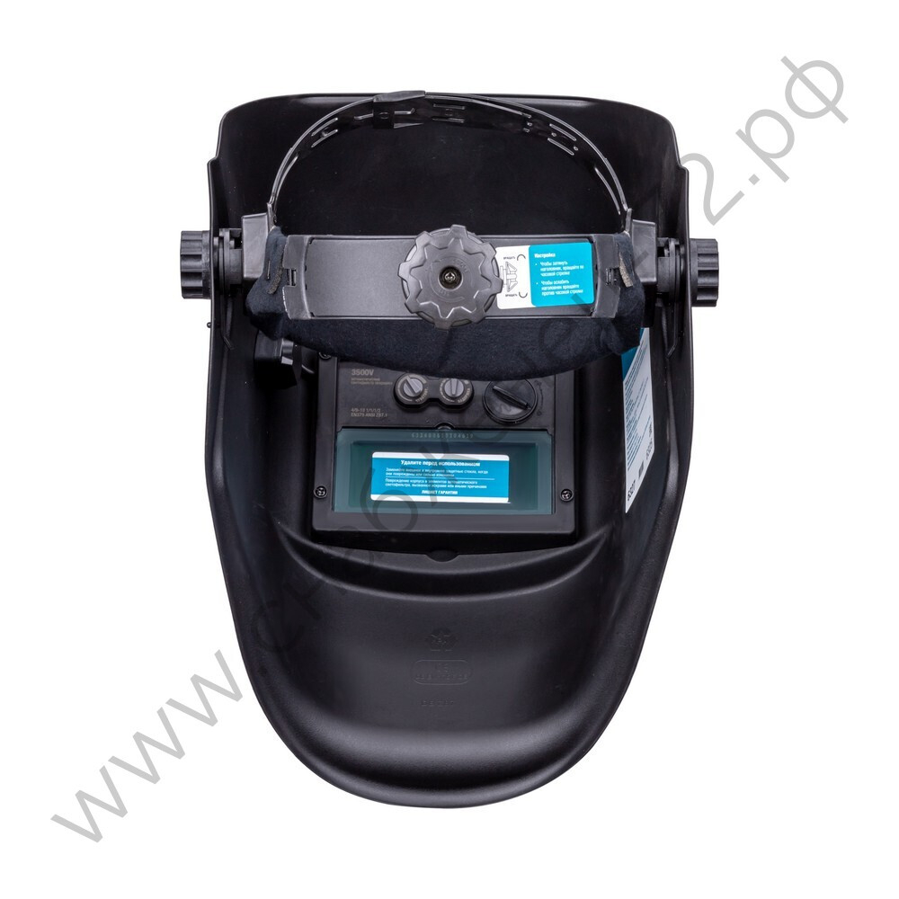 Маска сварщика VARTEG черная (ф-р 3500V, пр-во FoxWeld), без коробки