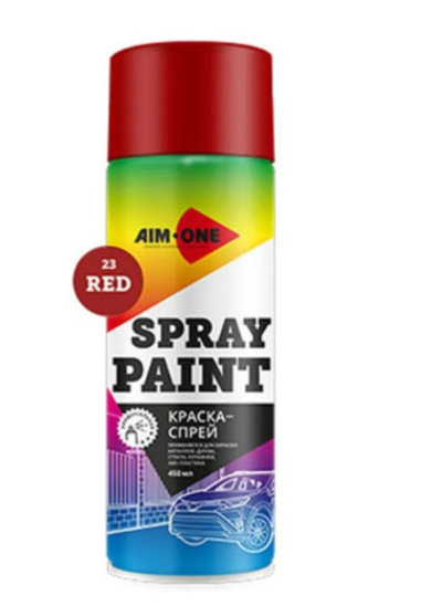 Aim-One Краска-спрей красная, 450мл