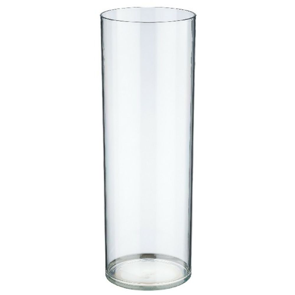 Вазон "Round" (пластик) D12xH35см (Прозрачный)