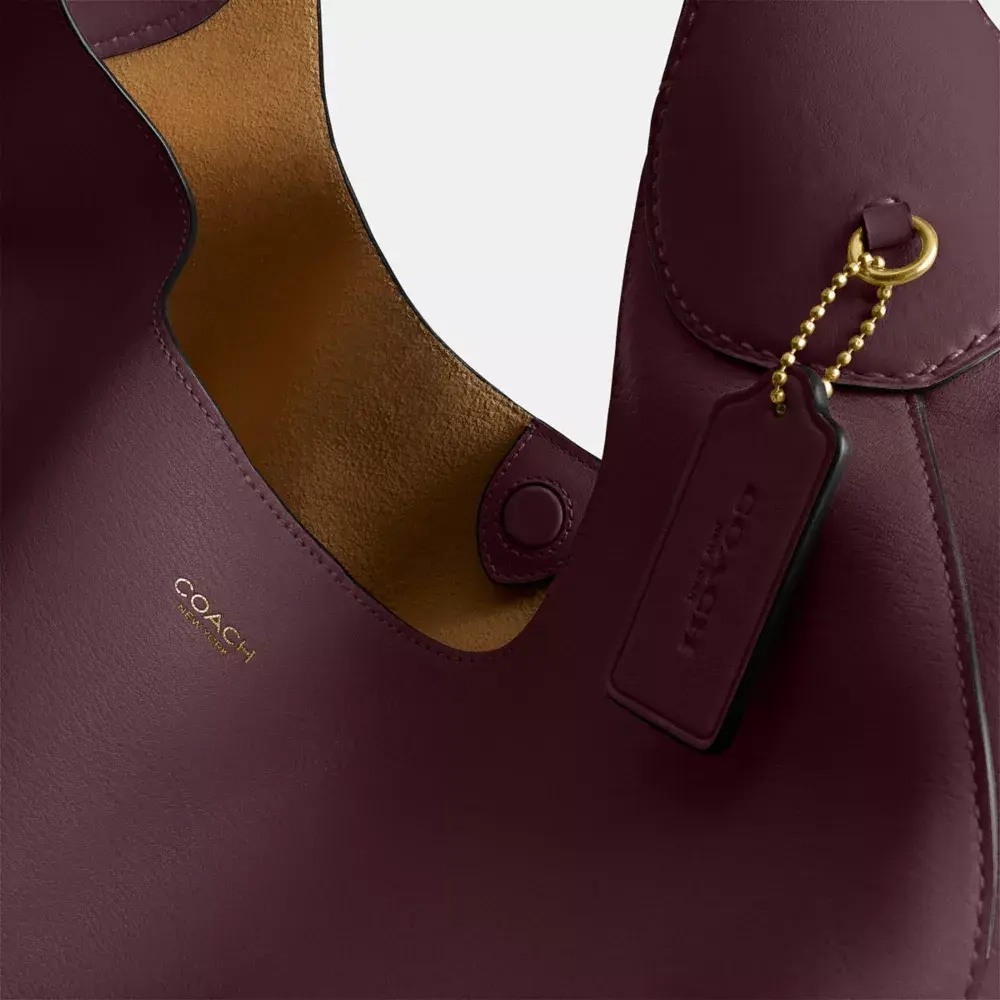 COACH СУМКА ЧЕРЕЗ ПЛЕЧО BROOKLYN 39, БОРДОВЫЙ
