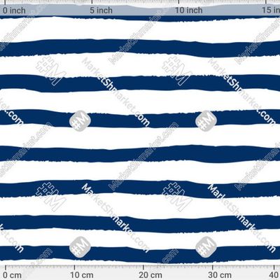 Синяя морская полоска на белом by OJardin 294 DPI
