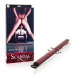 Металлическая распорка для фиксации оков для ног Scandal Spreader Bar (Цвет: черный с красным)