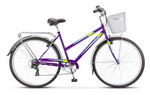 Велосипед 26" Stels Navigator-255 V фиолетовый, дамск. корзинка