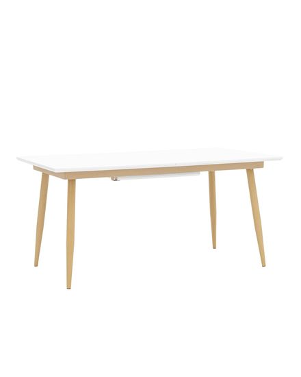 Стол обеденный Lacio раскладной 160-220*90 белый