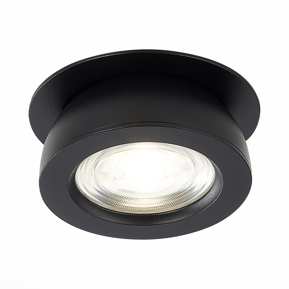 ST654.448.10 Св-к встр. Черный LED 1*10W 4000K 850Lm Ra&gt;90 38° IP20 D109xH60 180-240V