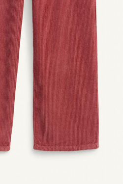 ZARA ВЕЛЬВЕТОВЫЕ БРЮКИ, ЦВЕТ РОЗОВОГО ДЕРЕВА