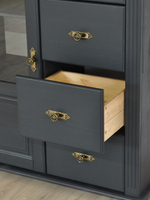 Комод деревянный Сюзанна, серый