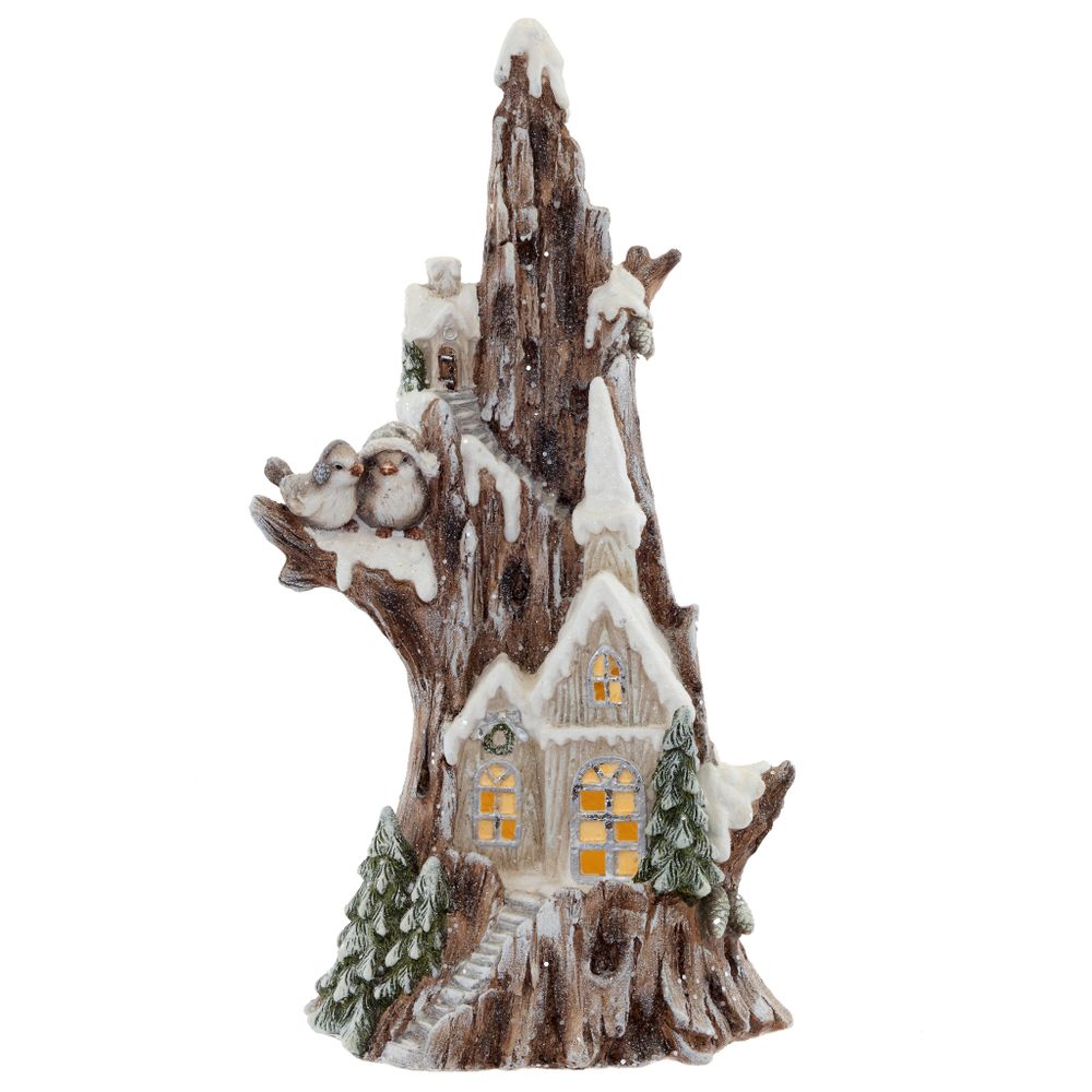 GAEM Фигурка декоративная "Домик" (подсветка, 3xAAA н/п), L37 W29 H73 см