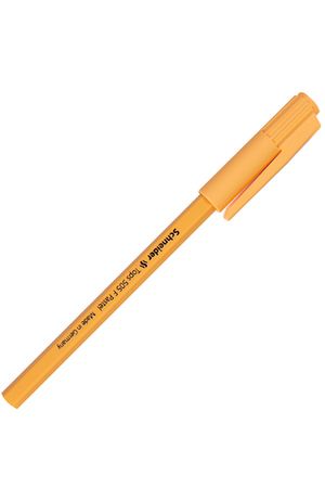Ручка шариковая "Tops 505F" синяя, 0,8мм (желтая)