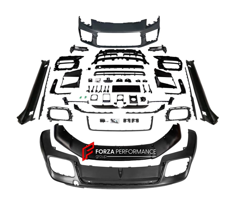 Обвес переделка в стиле 976 Turbo рестайлинг для PORSCHE PANAMERA S / 4S / 4E Hybrid 972 / 976 2024+