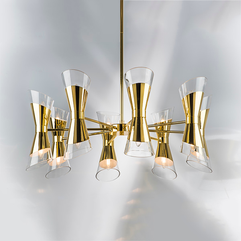 817162 Люстра STRATO 16х40W E14 ЗОЛОТО