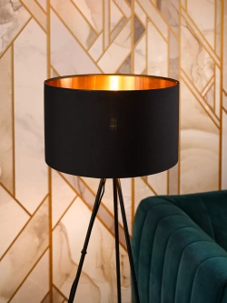 Торшер напольный с абажуром в гостиную Лофт