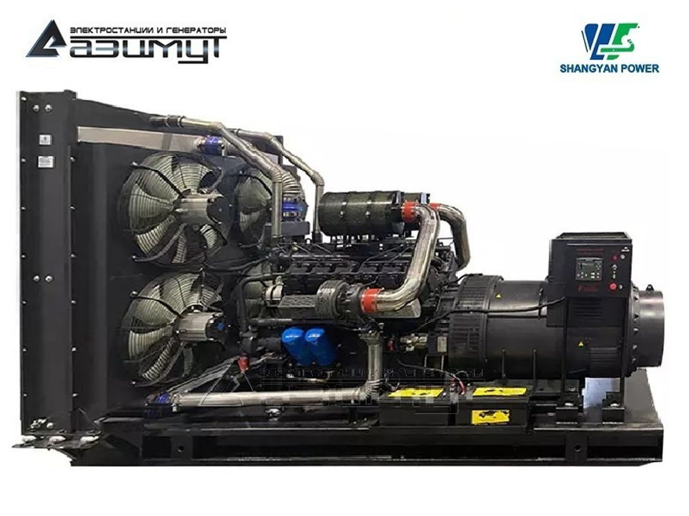Дизельный генератор Азимут АД-720С-Т400-1РМ16 Shangyan