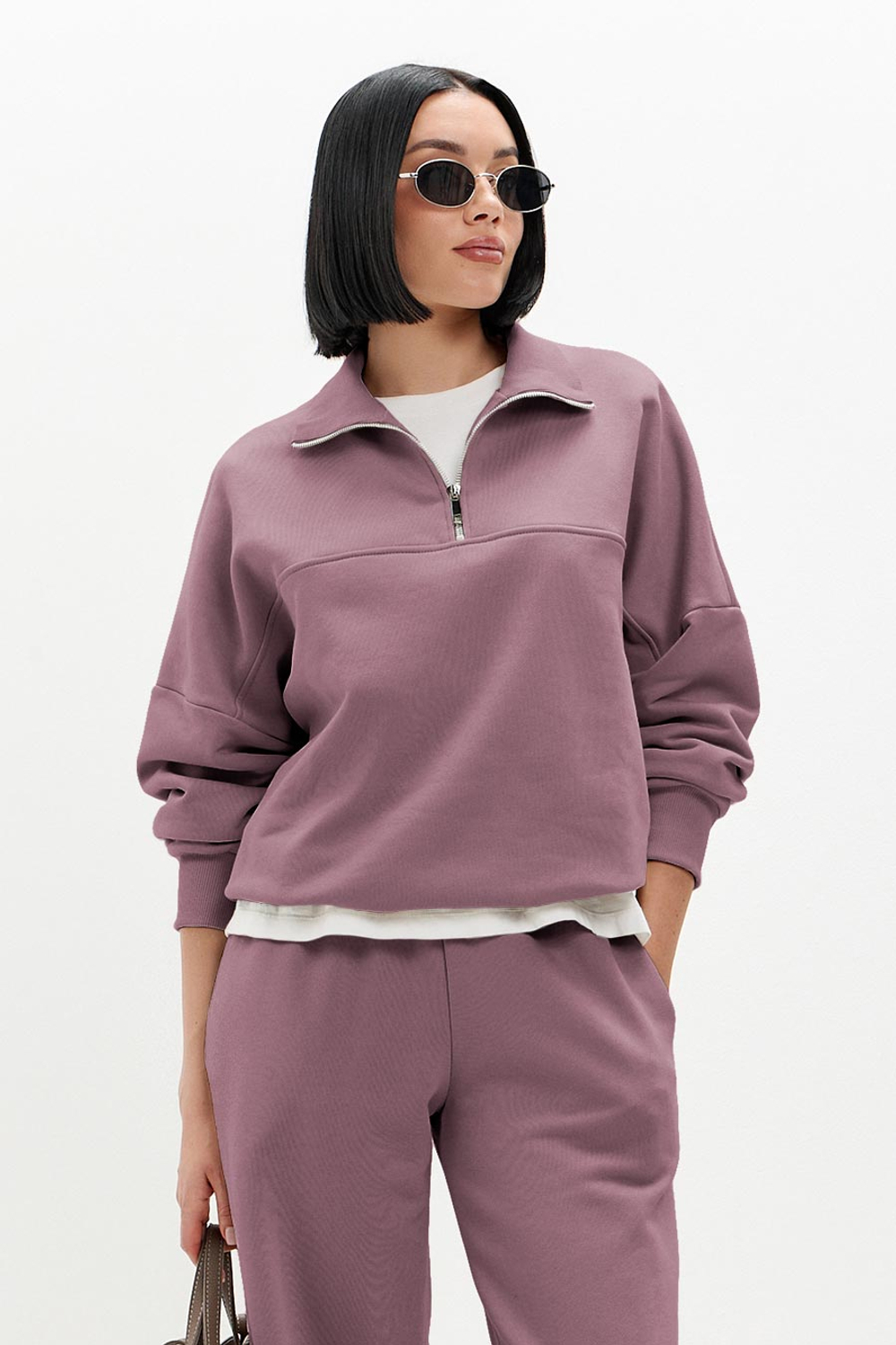 Худи с воротом