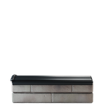 Парапет полимеркомпозитный Monblan 130мм (0,5 кирпич) черный