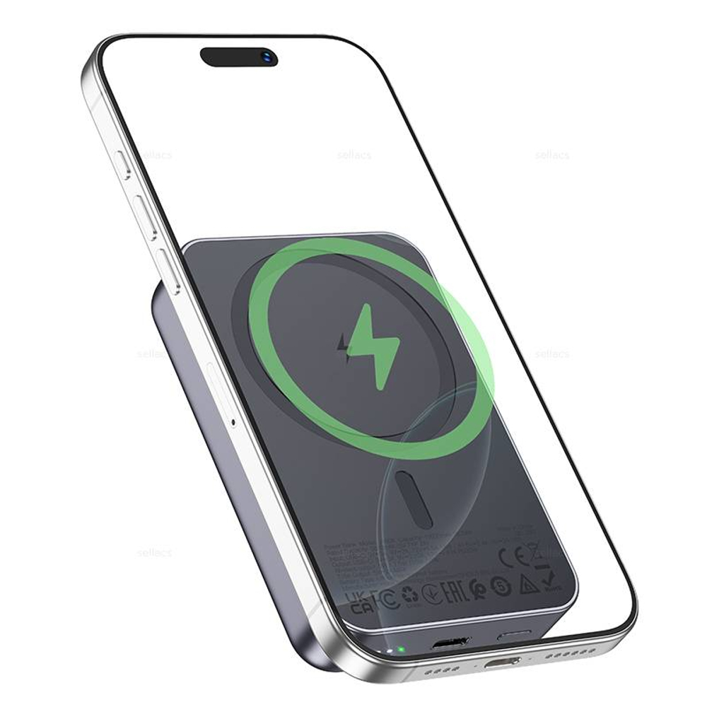 Портативный магнитный аккумулятор Hoco J160A PD20W 10000mAh (black)