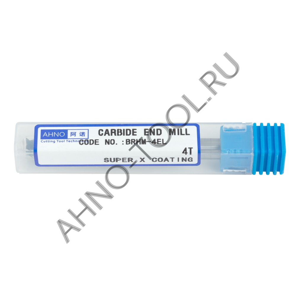 Фреза твердосплавная   6мм (L=75, l=20, хв=6) Z4 45° по закаленной стали BRHM-4EL-D6.0 HRC65 AHNO