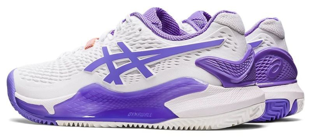 Женские теннисные кроссовки Asics Gel-Resolution 9 Clay - White