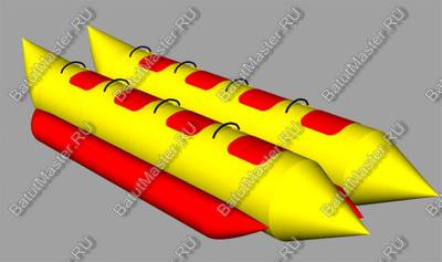 Двойной водный банан, мест для посадки 8, без усиления