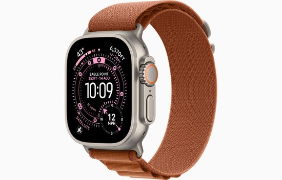 Умные часы Apple Watch Ultra 3, 49 мм, Natural Titanium Terra Cotta Alpine Loop L