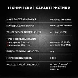 Смесь гидроизоляционная цементная ЦЕРЕЗИТ CX 1 2 кг