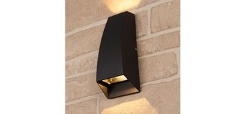 Уличный настенный светодиодный светильник Techno 1016 чёрный Elektrostandard