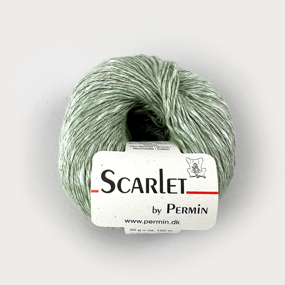 Пряжа для вязания Scarlet 888012, 58% лен, 16% хлопок, 26% вискоза (50г 150м Дания)