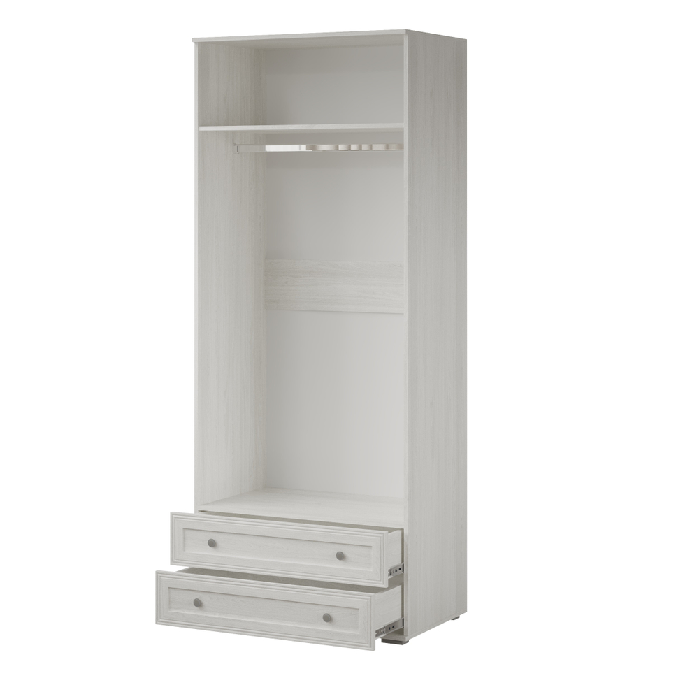 Шкаф двухстворчатый с зеркалом РШ-24 Ричард, Ясень анкор светлый