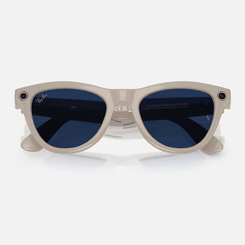 Ray-Ban Meta Skyler ( Цвет оправы - белый мел, цвет линз - сапфировый )