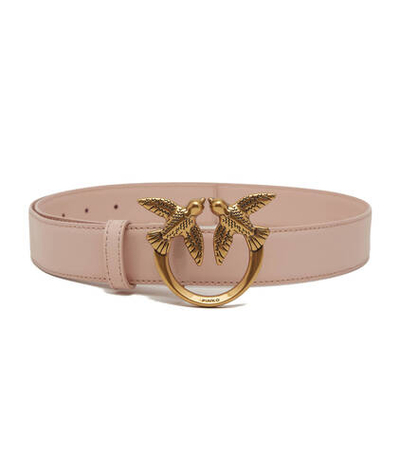 Кожаный ремень LOVE BERRY H3 Pinko - пудро-розовый(100125 A0F1)