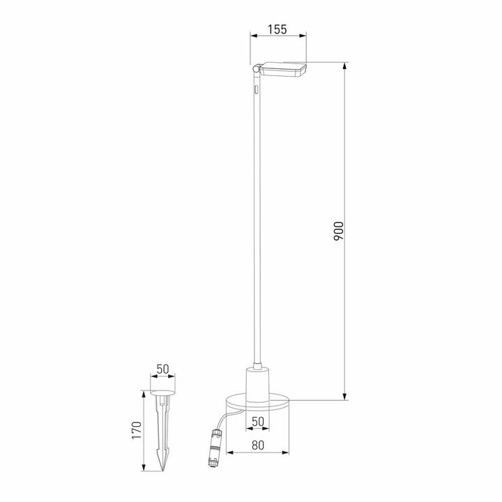 Уличный светодиодный светильник Elektrostandard Joli 35182/F a068102