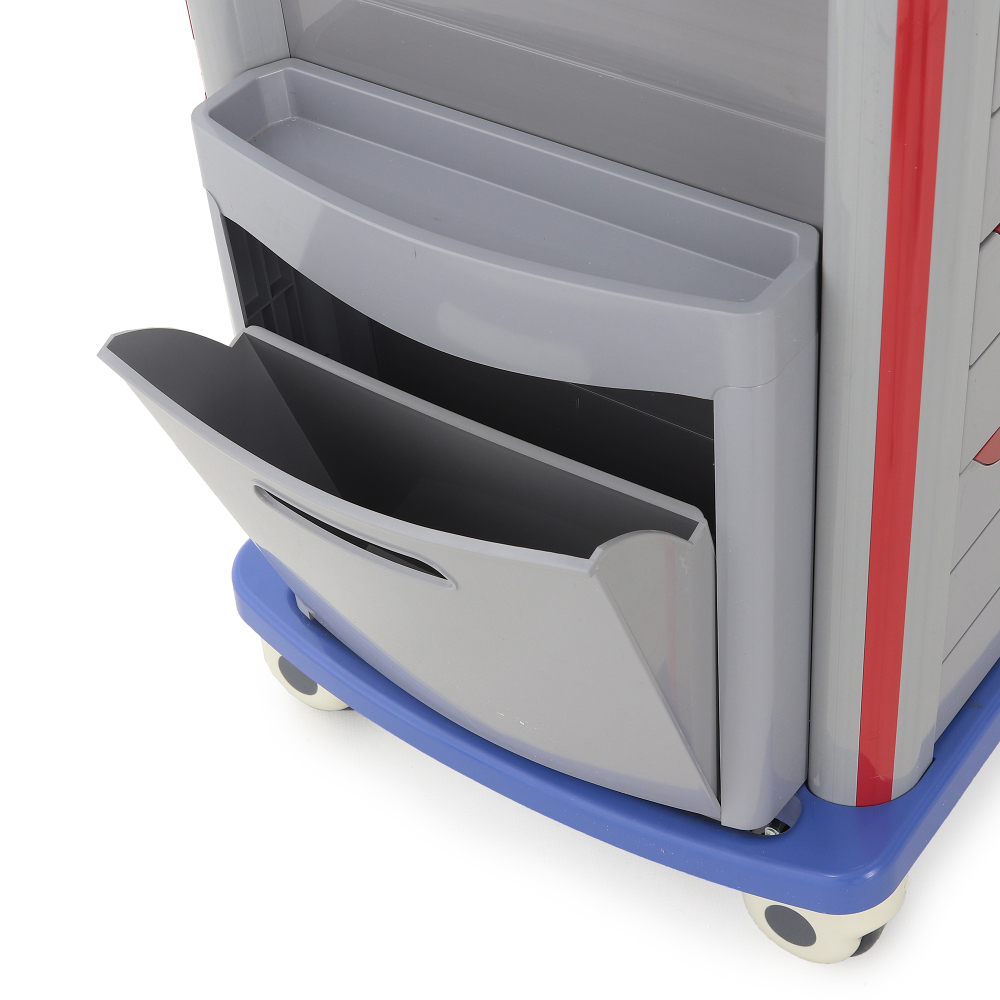 Тележка медицинская Med-Mos ЕТ850-01 ТМ-020АН-00 для экстренной помощи и реанимации