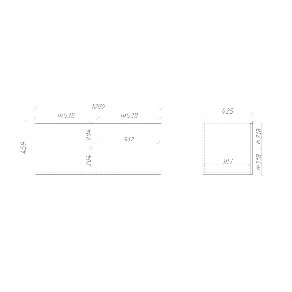 Тумба подвесная ML071