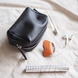 Несессер Mignon из кожи теленка черного цвета