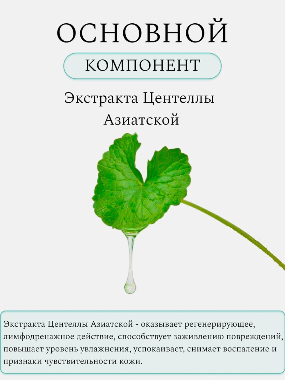 Успокаивающая сыворотка с центеллой азиатской Dermaline D'LEXO Cica Exo Solution Ampoule, 35ml