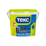 Краска в/д для стен и потолков латексная Универсал интерьерная 7кг ТЕКС
