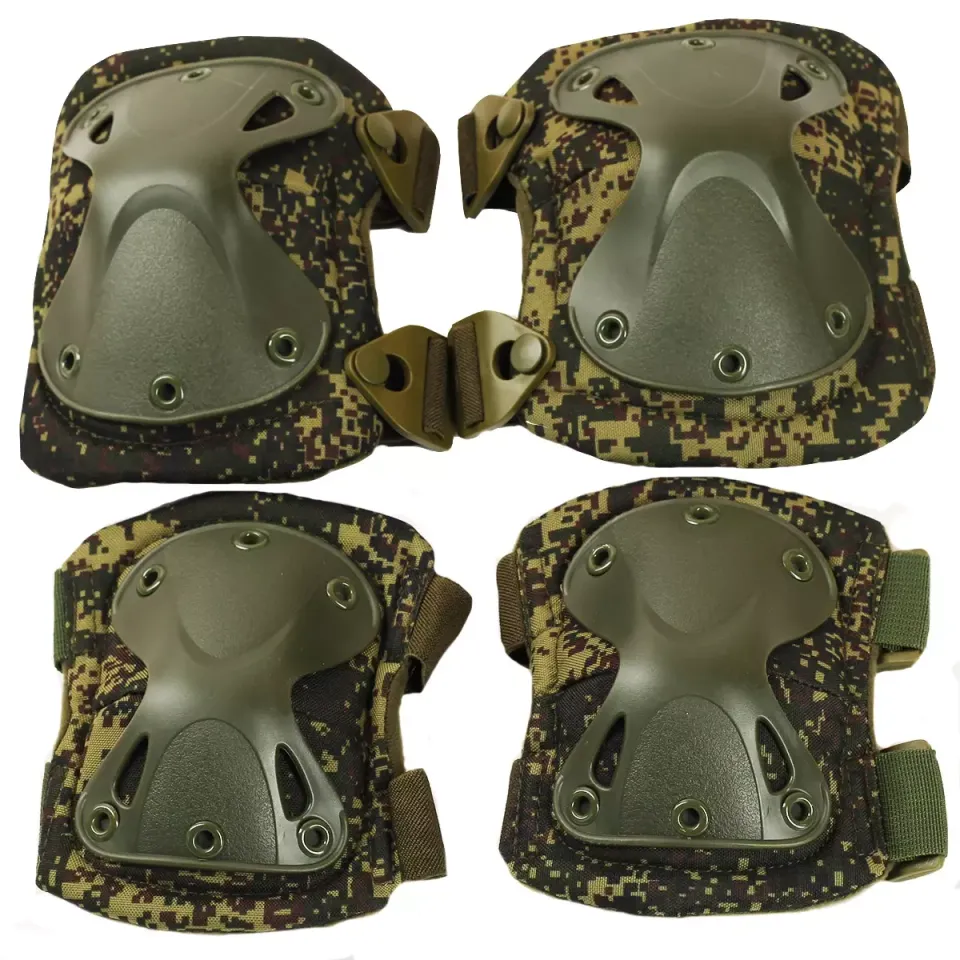 Наколенники и налокотники Х-тип (зеленая цифра)